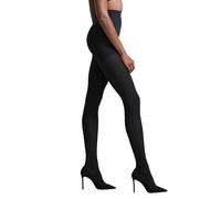 commando - Ultimate Opaque Control Tights | Smoothing Waistband | Comfortable Hosiery | Women’s Tights for Dresses & Skirts, Black, S
