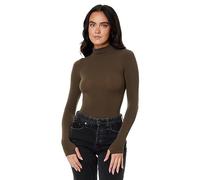 commando Women's Ballet Body Turtleneck Bodysuit, Cadet, One Size