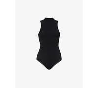 Commando Womens Commando Ballet Turtleneck Stretch-Woven Body Black 1 Size