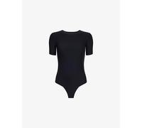 Commando Womens Commando Butter™ Short-Sleeve Crew Bodysuit Black XL
