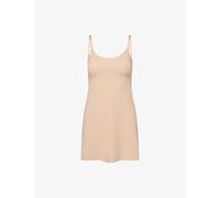 Commando Womens Commando Mini Cami Stretch-Woven Slip Dress Nude XS/S