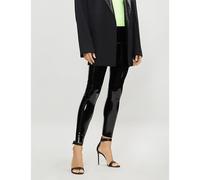 Commando Womens Commando Patent Faux-Leather Leggings Black L