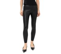 commando Women's Faux Leather 7/8 Leggings, Black, S