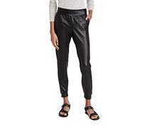 commando Women's Faux Leather Jogger, Black, S