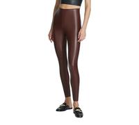 Commando Women's Perfect Control Faux Leather Leggings Pants, Oxblood, M