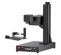 ComMarker Omni1 5W UV Engraving Machine with Electric Lifting 2 Optional Lenses and 1 Rotary Axis, Support EZCAD and LightBurn Laser Engraver, Unlock All Material with UV Laser