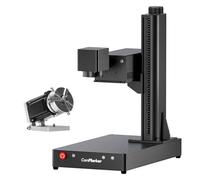 ComMarker Omni1 5W UV Engraving Machine with Electric Lifting 2 Optional Lenses and 1 Rotary Axis, Support EZCAD and LightBurn Laser Engraver, Unlock All Material with UV Laser
