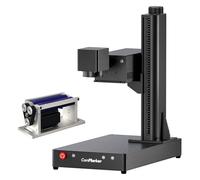 ComMarker Omni1 5W UV Engraving Machine with Electric Lifting 2 Optional Lenses and 1 Rotary Axis, Support EZCAD and LightBurn Laser Engraver, Unlock All Material with UV Laser