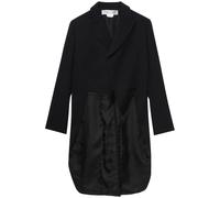 Comme Des Garçons Comme Des Garçons fishtail-train peak-lapel jacket - Black S