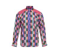 Comme des Garçons Homme Deux striped-print shirt - Pink S-L