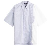 Comme des Garçons Homme Men's Mix Stripe Short Sleeve Shirt Sax/White/Navy