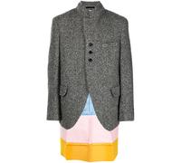 Comme des Garçons Homme Plus colour-block panelled blazer - Grey L