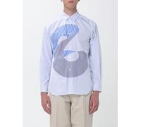 COMME DES GARÇONS Long-Sleeved Poplin Shirt with Stripe Print - Size: M - male