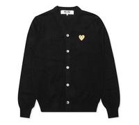 COMME des GARCONS PLAY Cardigan Gold Emblem 'Black' AZ-N050-051-1 S