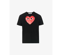 Comme Des Garcons Play Mens Comme Des Garcons Play Play Heart Cotton T-Shirt Black XL
