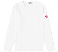 Comme des Garçons Play Men's Long Sleeve Invader T-Shirt White