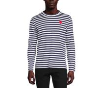 Comme Des Garçons Play Red Heart T-Shirt Long Sleeve Tee Shirt Made in Japan XL