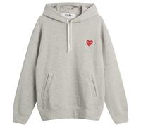 Comme des Garçons Play U Sweatshirt Red Emblem Knit Grey