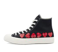 Comme des Garçons Play x Converse Multi Heart High Sneaker Black UK 8