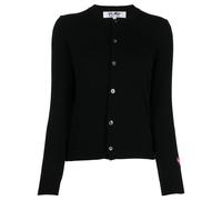 Comme Des Garçons Play x the Artist Invader pixelated-appliqué cardigan - Black XS-S-M