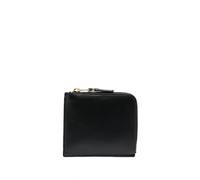 Comme Des Garçons Wallet checkerboard-lining leather wallet - Black One Size