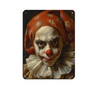 Commedia Dell'Arte Characters Retro Poster Metal Tin Sign Chic Art Retro Iron Painting Bar People Cave Cafe Family Garage Poster Wall Decoration 12x16inch(30x40cm)