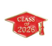 Commemorative Brooch 2026 Graduation Ceremony Pin Elegant Enameled Badge for Students and Alumni Drip Oil Coating