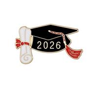 Commemorative Class Pin, 2026 Graduation Brooch, Academic Lapel Hardware, Precision-Etched Badge with Professional Style, Jewelry for Teachers and Students High School College