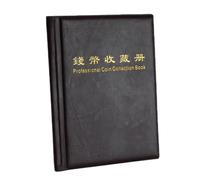 Commemorative Coin Round Box Collection Album Empty 21 * 7 * 2cm 36 Pieces Commemorative Coin Suitable for Storage Good Construction Made with Good Materials (Brown)