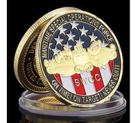 Commemorative Coins Maritime Special Operations Force Department Gold Plated Souvenir Coin Military Collection Gift