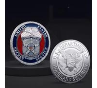 Commemorative Coins U.S. Secret Service Gold/Silver Plated Souvenir Coins Military Medals Intelligence Agency Collection Gifts