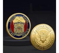 Commemorative Coins U.S. Secret Service Gold/Silver Plated Souvenir Coins Military Medals Intelligence Agency Collection Gifts