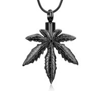 Commemorative Maple Leaves Cremation Lockets for Pet Ashes and Human Remembrance Commemorative Maple Leaves Cremation Lockets