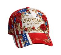 Commemorative Outdoor Adventure Hat for Camping and Travel Enthusiasts Adjustable Fit Lightweight Aluminum Design Ideal for Adult on Outdoor Journeys (Red, 20x18x3 cm)