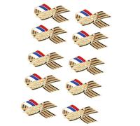 Commemorative Victories Day Russian Flag Lapel Pin Alloy Patriotic Brooch Accessory for Clothing Victories Day Pin