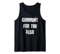 Comment for the Algo Social Media Tank Top