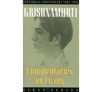 Commentaries on Living: 1st Series by Krishnamurti, J. (April 1, 1996) Paperback