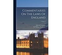 Commentaries On The Laws Of England; Volume 3
