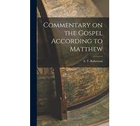 Commentary on the Gospel According to Matthew