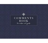 Comments Book for Visitors And Guests •Traditional Blue and White • Hamptons Style
