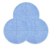 Commercial 17 Inch Microfiber Carpet Bonnet Floor Machines Pads Compatible with Floor Machine: 3 Packs Microfiber Carpet Bonnet Floor Buffer Pads