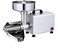 Commercial 370W Electric Tomato Strainer, Stainless Steel Tomato Press Machine, 90-160kg/h Fruit Squeezer for Sauce Making