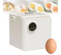 Commercial 4-Egg Capacity Electric Egg Cooker with 6-Hour Timer & 5 Preset Modes - Kitchen Steamer & Boiler