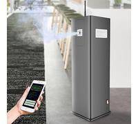 Commercial 700ML Essential Oil Diffuser | 3000m³/h Vertical Airflow Technology | Bluetooth + Touch Control with 4-Segment Timing | for Shopping Malls, Offices, Spas black