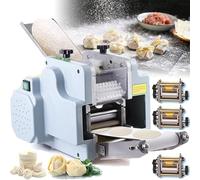 Commercial 8cm Automatic Dumpling Skin Wonton Maker + 3mm Electric Pasta Maker Machine, Dumpling/Wonton Dough Processing Tool, For Restaurant, Kitchen 3-mold