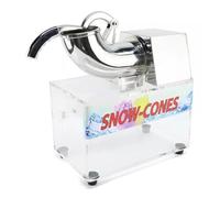 Commercial Acrylic Ice Block Crusher Machine Automatic Crushed Snow Cone Maker Fast Powerful