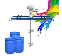 Commercial Air Agitator with Automatic Bracket Mixer, 0-1000Kg Stirring Capacity, Ideal for Spraying, Chemical, Food, and Textile Applications