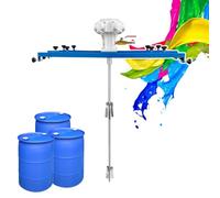 Commercial Air Agitator with Automatic Bracket Mixer, 0-1000Kg Stirring Capacity, Ideal for Spraying, Chemical, Food, and Textile Applications