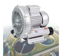 Commercial Air Pump 1.1KW/1.5HP, Oxygen Blower for Fish Pond Tank Aquaculture Hydroponics, Silent Aeration Equipment