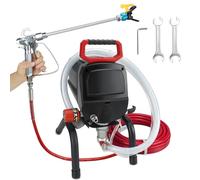 Commercial Airless Paint Sprayer, 950W High Pressure with Adjustable Spray & 10m Hose, Ideal for Wall Painting